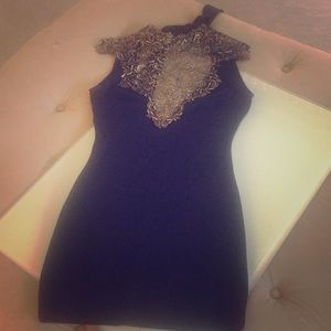 Halter top, with Gold sweet heart neckline